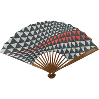 Edo fan No.34 Scales, red