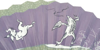 [New in 2024Edo fan No.36 Birds, beasts and caricatures, big smile