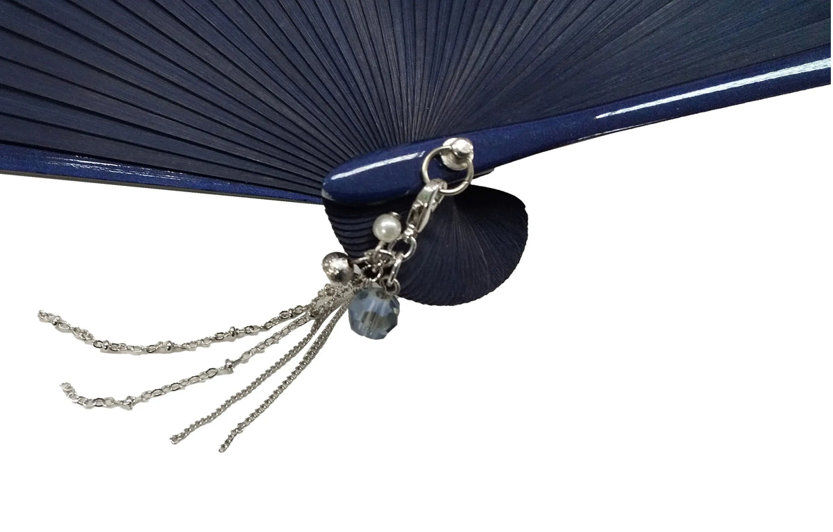Rose Navyfolding fan&folding fanBag Set
