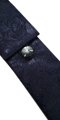 Rose Navyfolding fan&folding fanBag Set