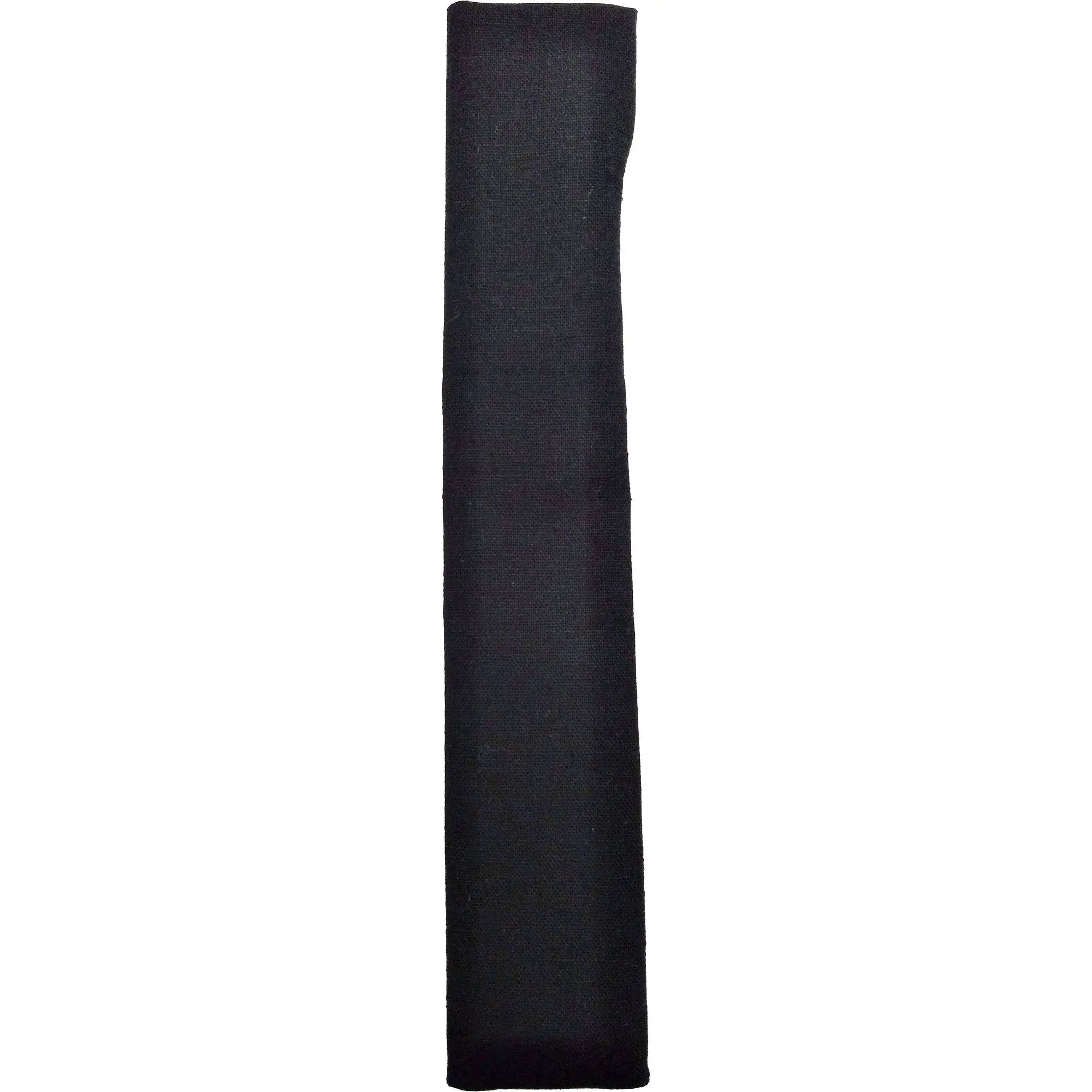 folding fanBag, cotton linen, black, for 7