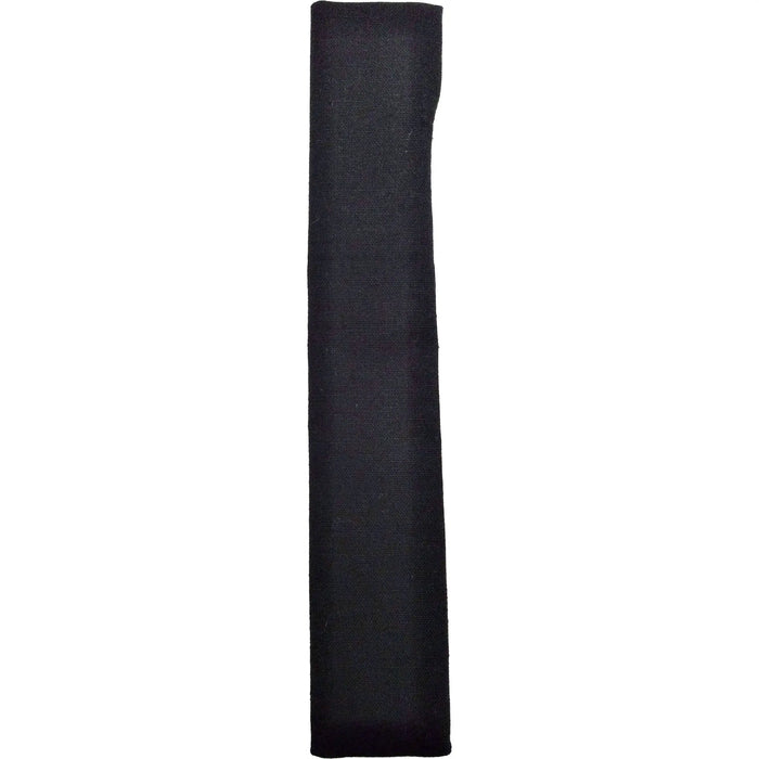 folding fanBag, cotton linen, black, for 7