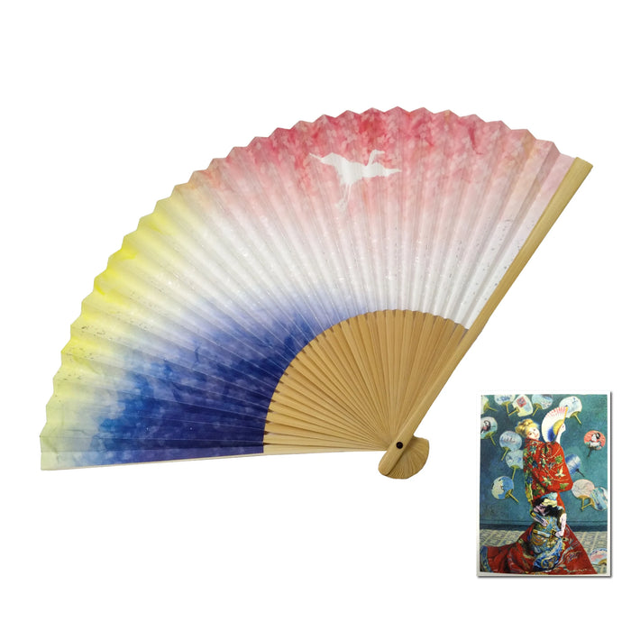 Claude Monet, "La Japonaise"folding fan