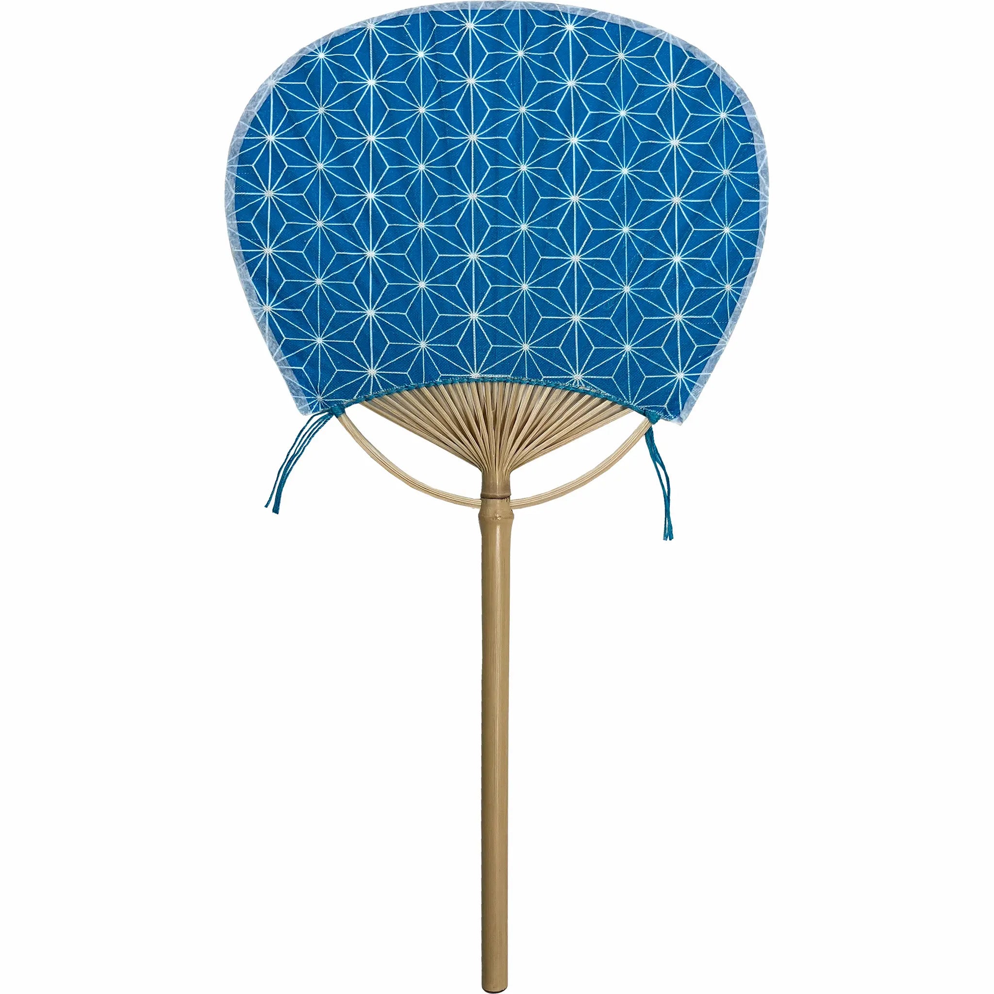 legume (esp. edible legumes or beans, such as beans boiled in soy sauce and sugar)round fan Asano-ha deisignblue (colour, color)