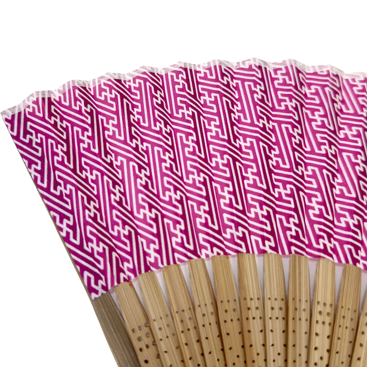 Edo patternfolding fan No.07 Saayaigata Dark Red