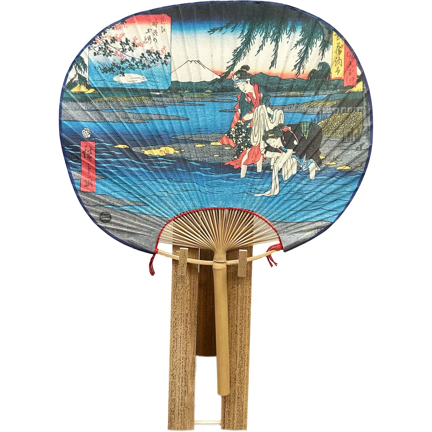 old name of Tokyoround fanUkiyoe Hiroshige
