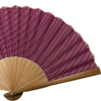 Special selection gauze silkfolding fanSet in paulownia box, grape color