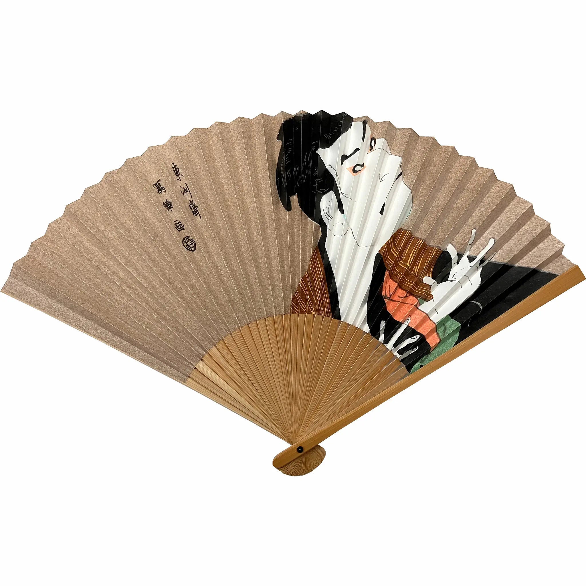 Fan d'Ukiyoe, Toshusai Sharaku, Nu Edobei.