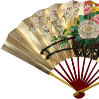 【名入れ専用】春慶塗 飾り扇子 花車 扇子立て 箱つき