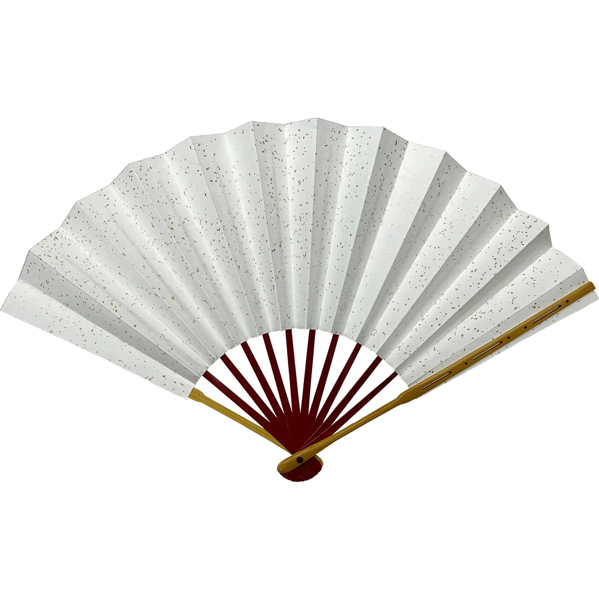 【名入れ専用】春慶塗 飾り扇子 紅白梅 扇子立て 箱つき