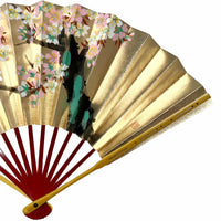 【名入れ専用】春慶塗 飾り扇子 桜 扇子立て 箱つき