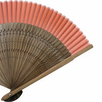 silkfolding fanCoral (peach)