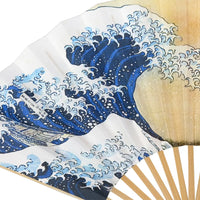 【名入れ専用】江戸扇子 No.2 浮世絵 冨嶽三十六景 北斎 神奈川沖 浪裏