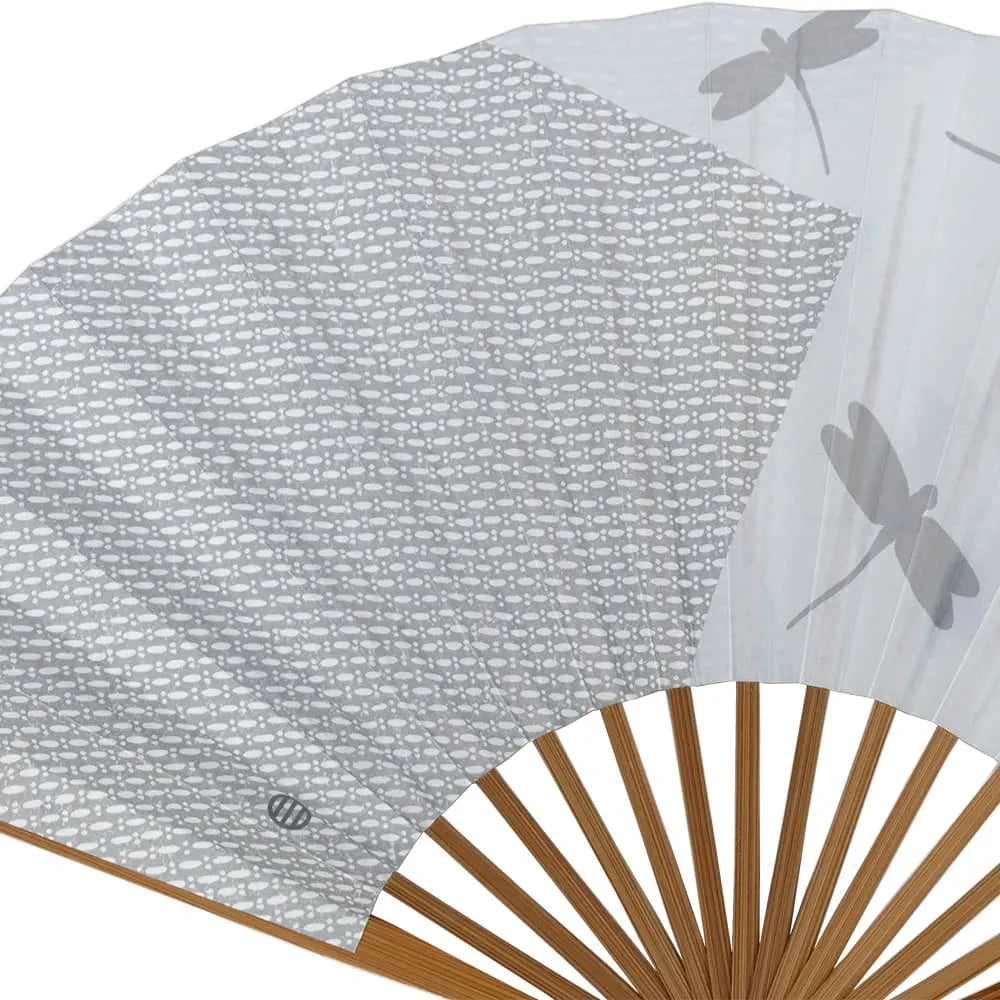 名入れ専用】江戸扇子 No.24 両面柄 トンボ ブルー – 江戸扇子と