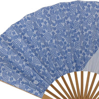 【名入れ専用】江戸扇子 No.25 両面柄 三枡文
