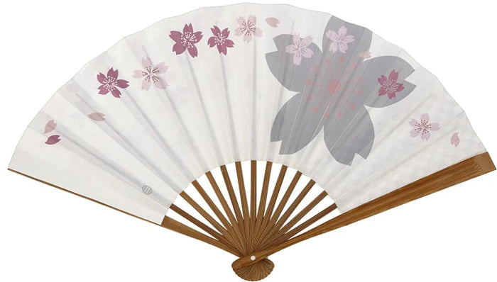 【名入れ専用】江戸扇子 No.26 両面柄 桜
