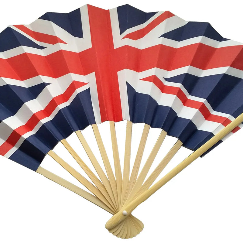 国旗扇子　英国　イギリス