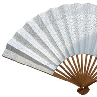 【名入れ専用】江戸扇子 No.29 両面柄 波千鳥 青海波