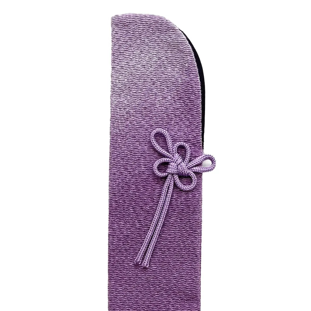 folding fanBag, plain, blotchy, purple, for 6.5