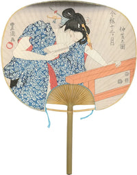 old name of Tokyoround fanTwelve Months of Ima-Samae, Toyokuni, Naka-Natsu (May in lunar calendar)