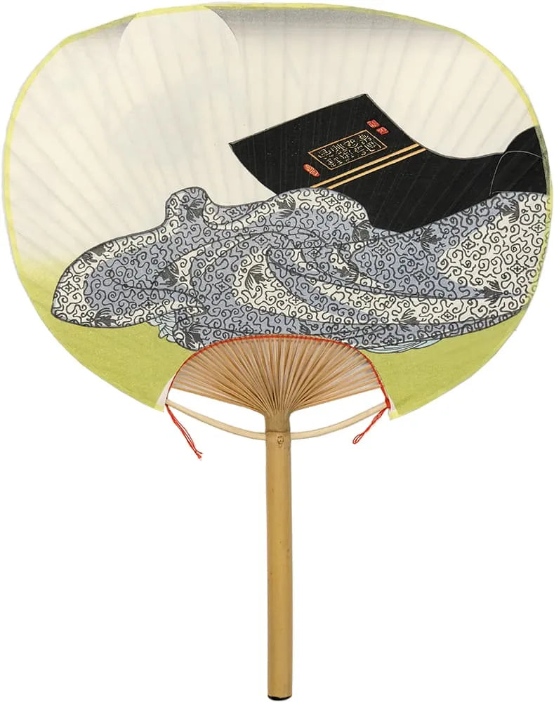 江戸団扇 今様十二ヶ月 豊国 清月 （陰暦八月） – 江戸扇子とうちわの