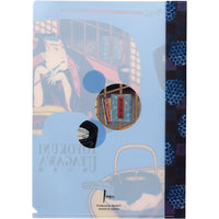 Utagawa Toyokuni Bambou sculpté Classeur transparent