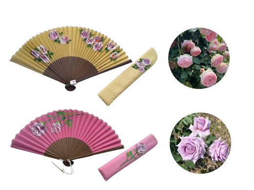 rose_薔薇の絹扇子を集めてみました。 – 江戸扇子とうちわの老舗通販_