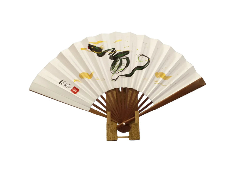 koushun-eto-dragon-fan_厳選30本！書家・増永広春が1本づつ描く干支