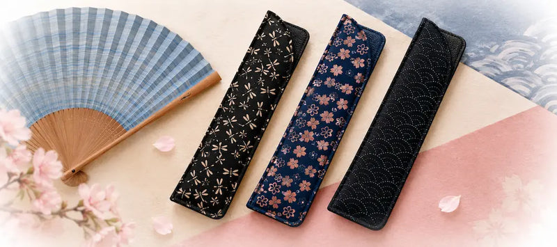 新入荷｜伝統工芸「印傳」の扇子袋
