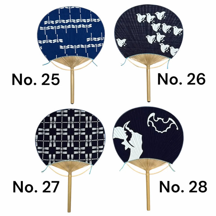 2025年　eco大満月うちわ　No.25、26、27、28