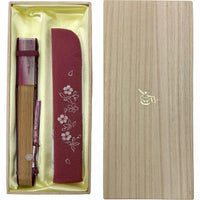 Cherry blossom pattern set folding fan "Oboro