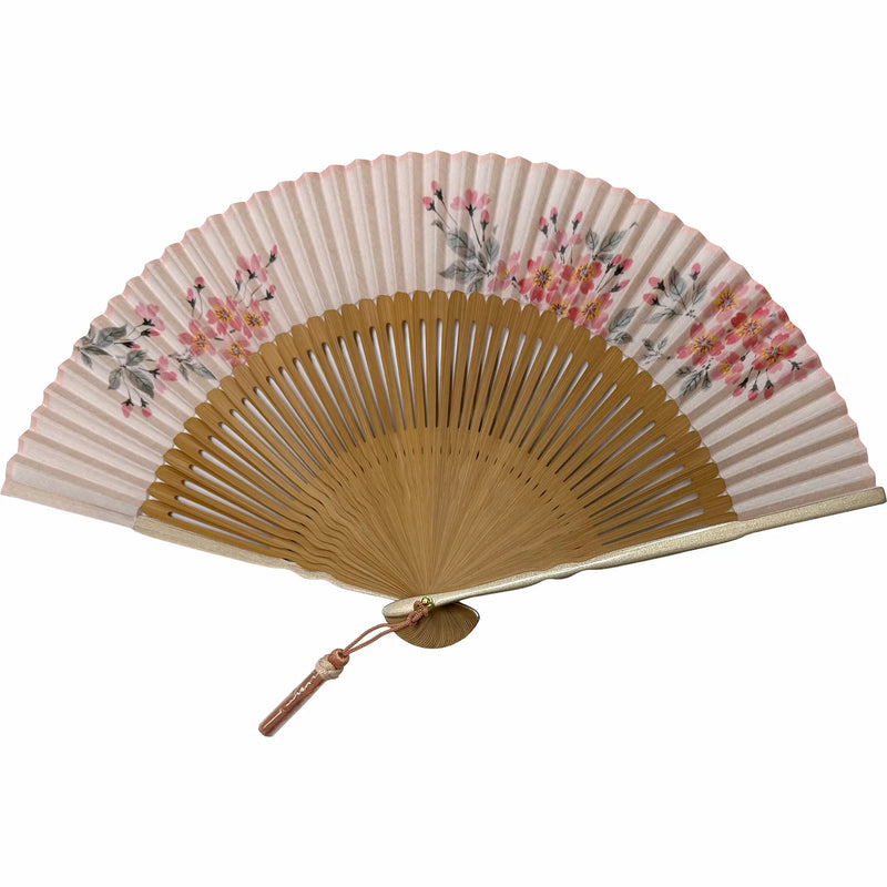 既製品団扇文字　〜2月下旬発送 2026年 彩華 セット扇子 （薄桃色） – 江戸扇子とうちわの老舗通販_伊