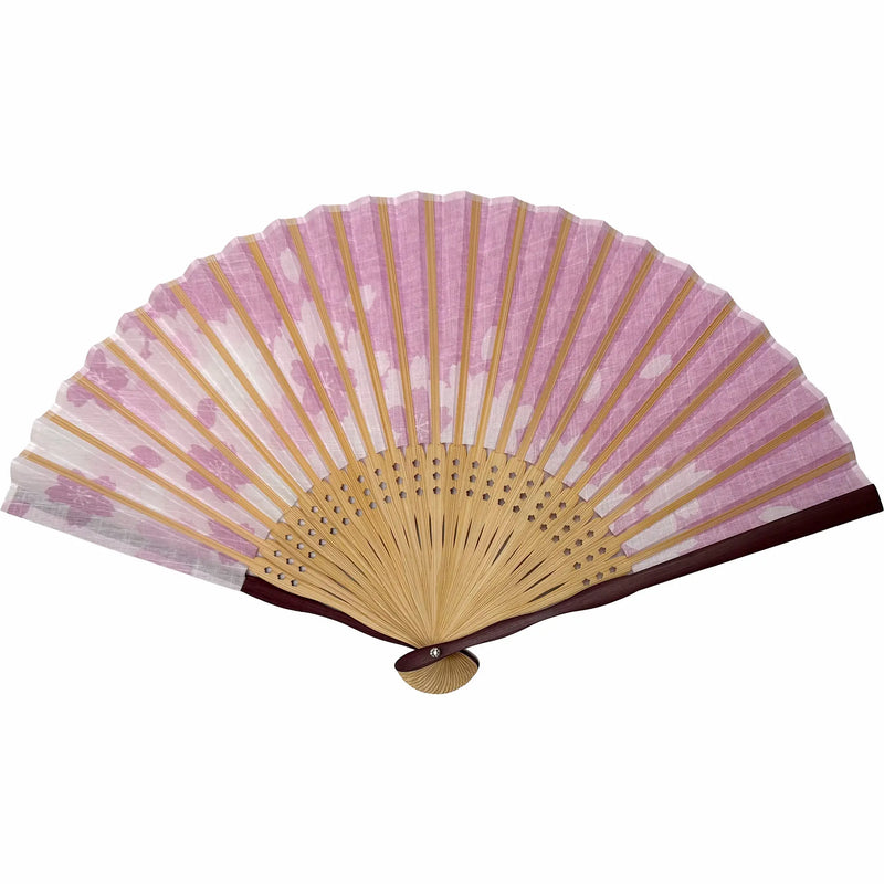 伊場仙オリジナル 桜扇子セット（扇子袋・紙箱入り）（ピンク） – 江戸
