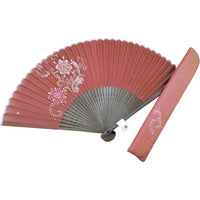 Silk fan, Christmas, with Snowflake illustration, hand-painted cost + silk fan