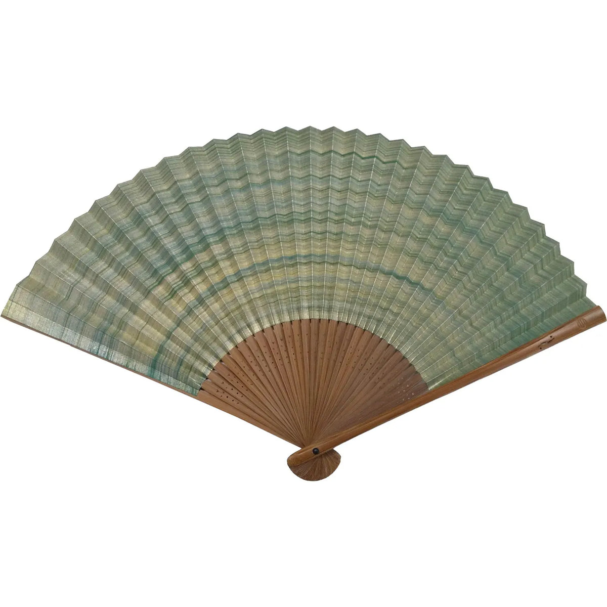 Shin-Shimebiki fan, green, 7.5cm