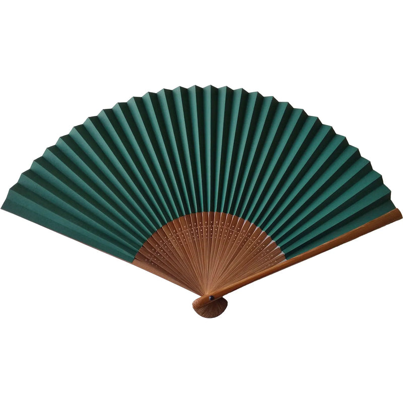2023 New Year] Shimebiki Fan, Green, 7.5cm
