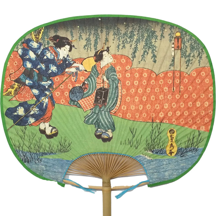 Ukiyoe Sadahide, chasse aux lucioles.