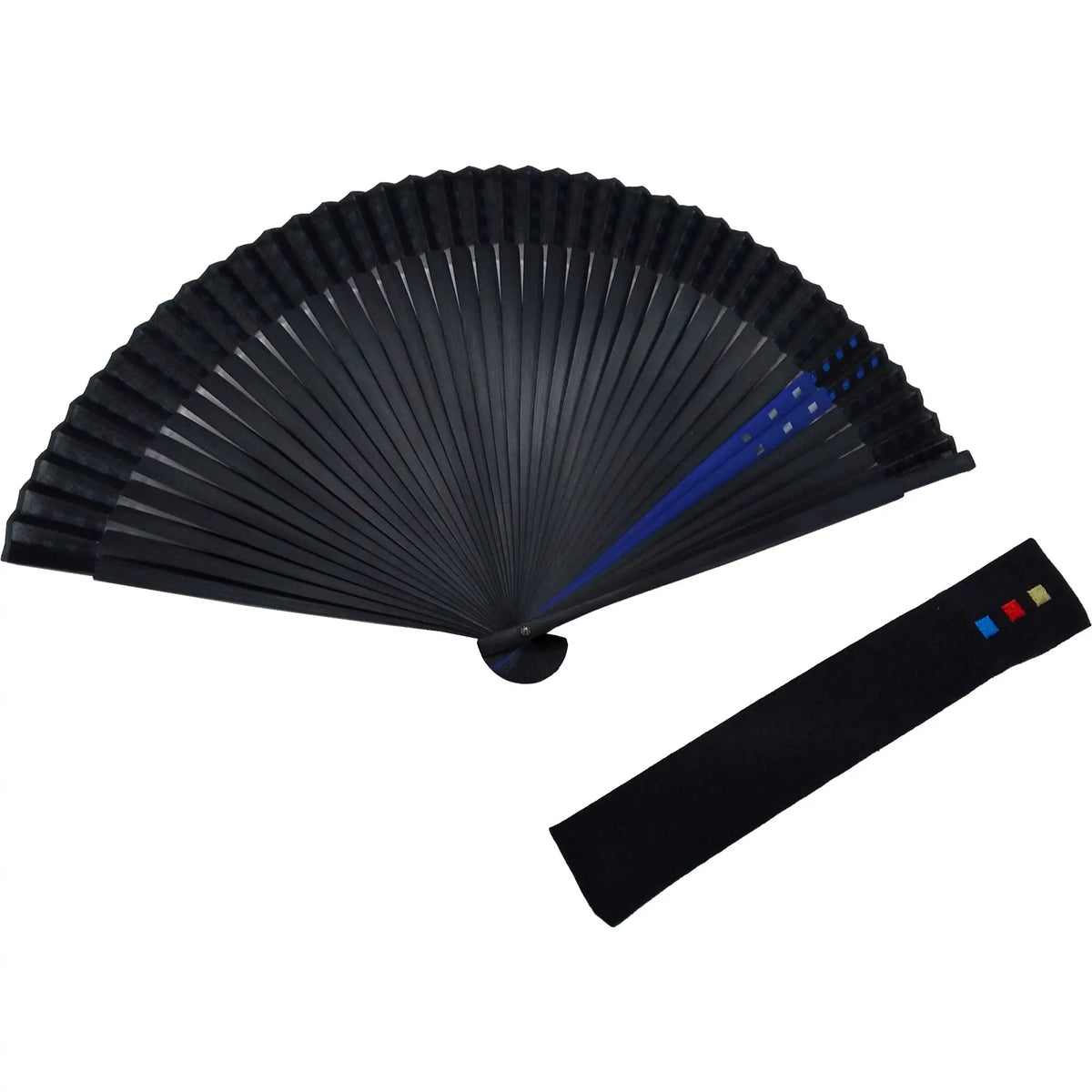 Set fan with navy blue line "Cubic