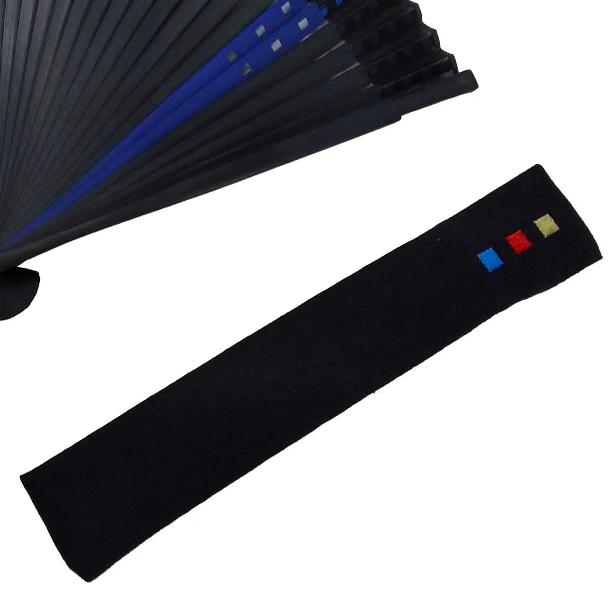 Set fan with navy blue line "Cubic