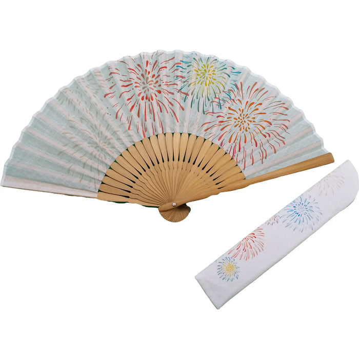 Summer Akari, fan and fan bag set (perfect for Mother's Day)