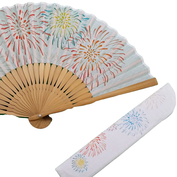 Summer Akari, fan and fan bag set (perfect for Mother's Day)