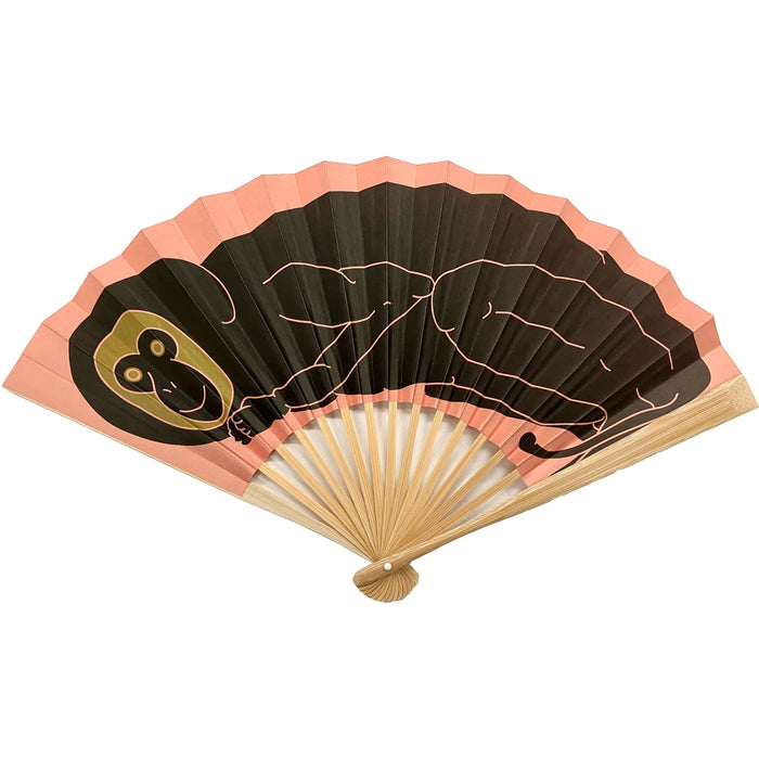 Edo-Fan, Jacues Averna 9, chinesisches Tierkreiszeichen für das Jahr des Affen.
