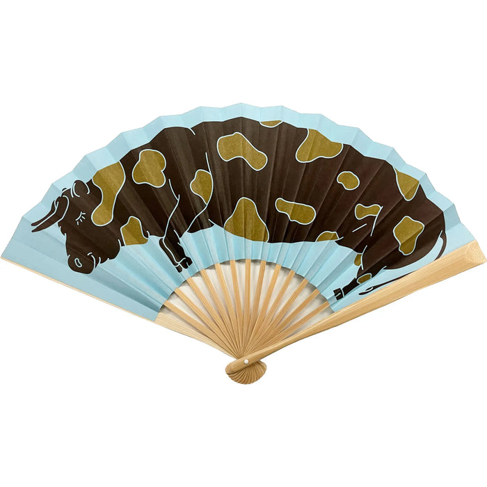 Edo-Fan Jacues Averna 2 Chinesisches Tierkreiszeichen Ochse