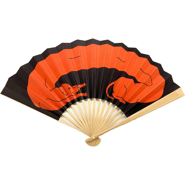 古布　江戸縮緬　人形の着物　12号　波　扇　2622403 古布 江戸縮緬 人形の着物 12号 波 扇 2622403 名入れ専用】江戸扇子