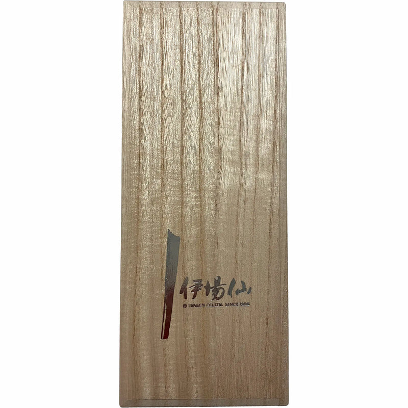 VALEDO, Florenz, Spanien, Fächerhalter aus Holz mit Intarsien, Kürbis und Leder, in Paulownia-Schachtel.