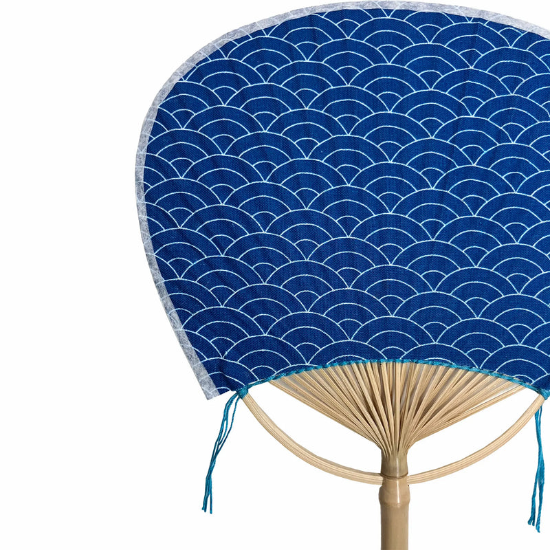 Mameuchi fan with bell, set of 6