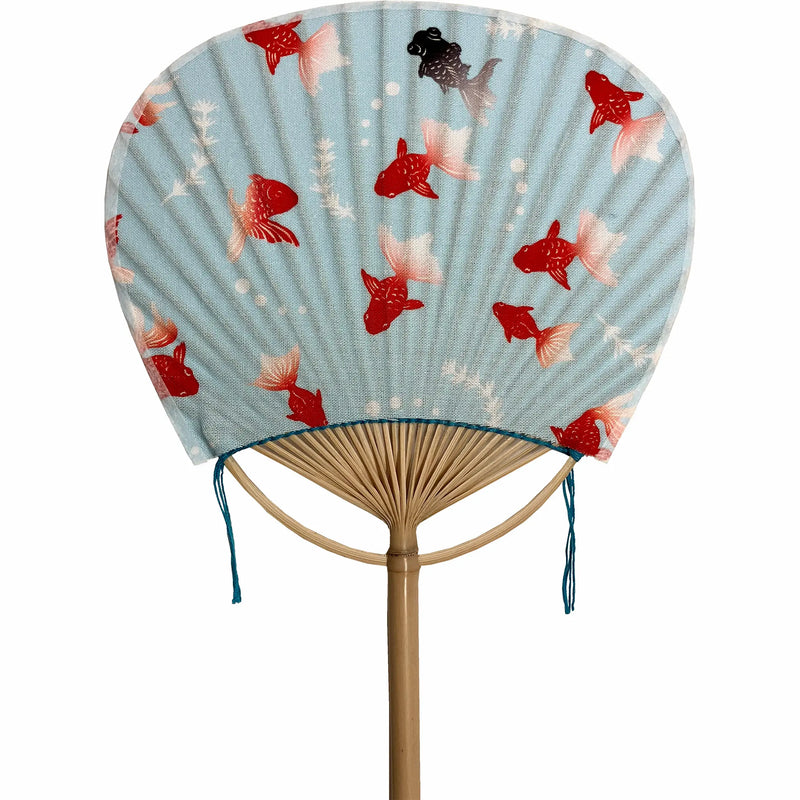 Mameuchi fan with bell, set of 6