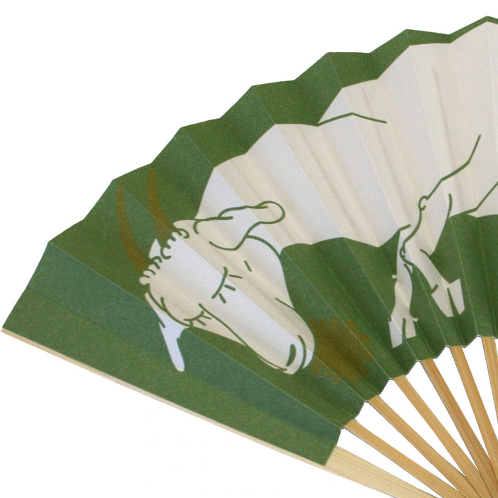 Éventail d'Edo Jacues Averna 8 Signe du zodiaque chinois : 未 (mouton)
