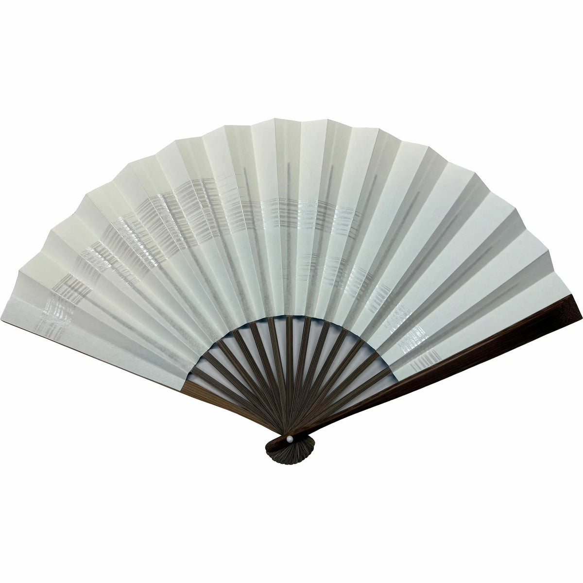 Traditional pattern, specially selected Edofolding fanSet in paulownia box, blue sea wave