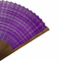 【名入れ専用】しけ引き扇子　バイオレット　６.５寸